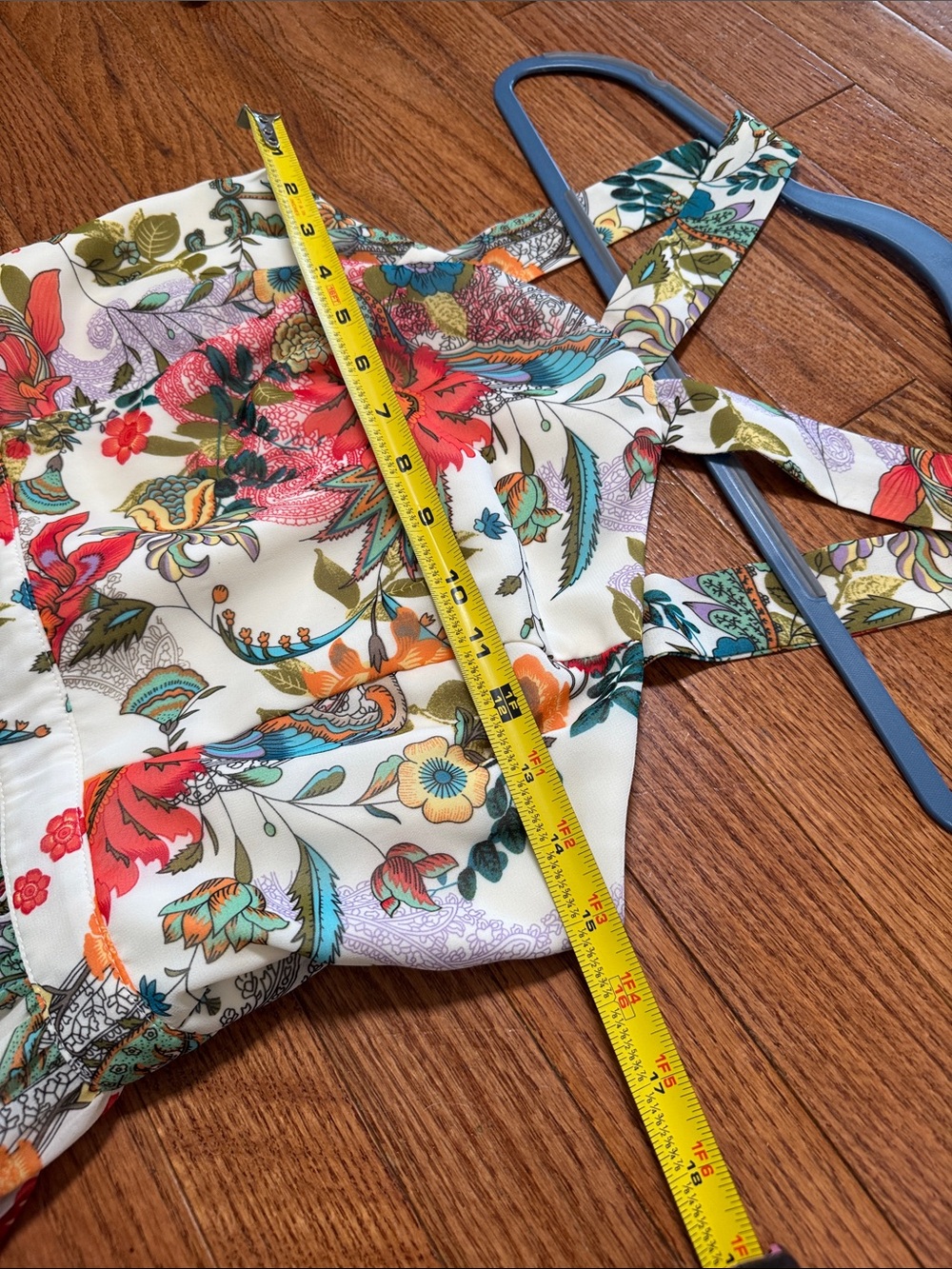 Lulus Lilja Cream Floral Print Maxi Dress size medium boho whimsy - Picture 8 of 11